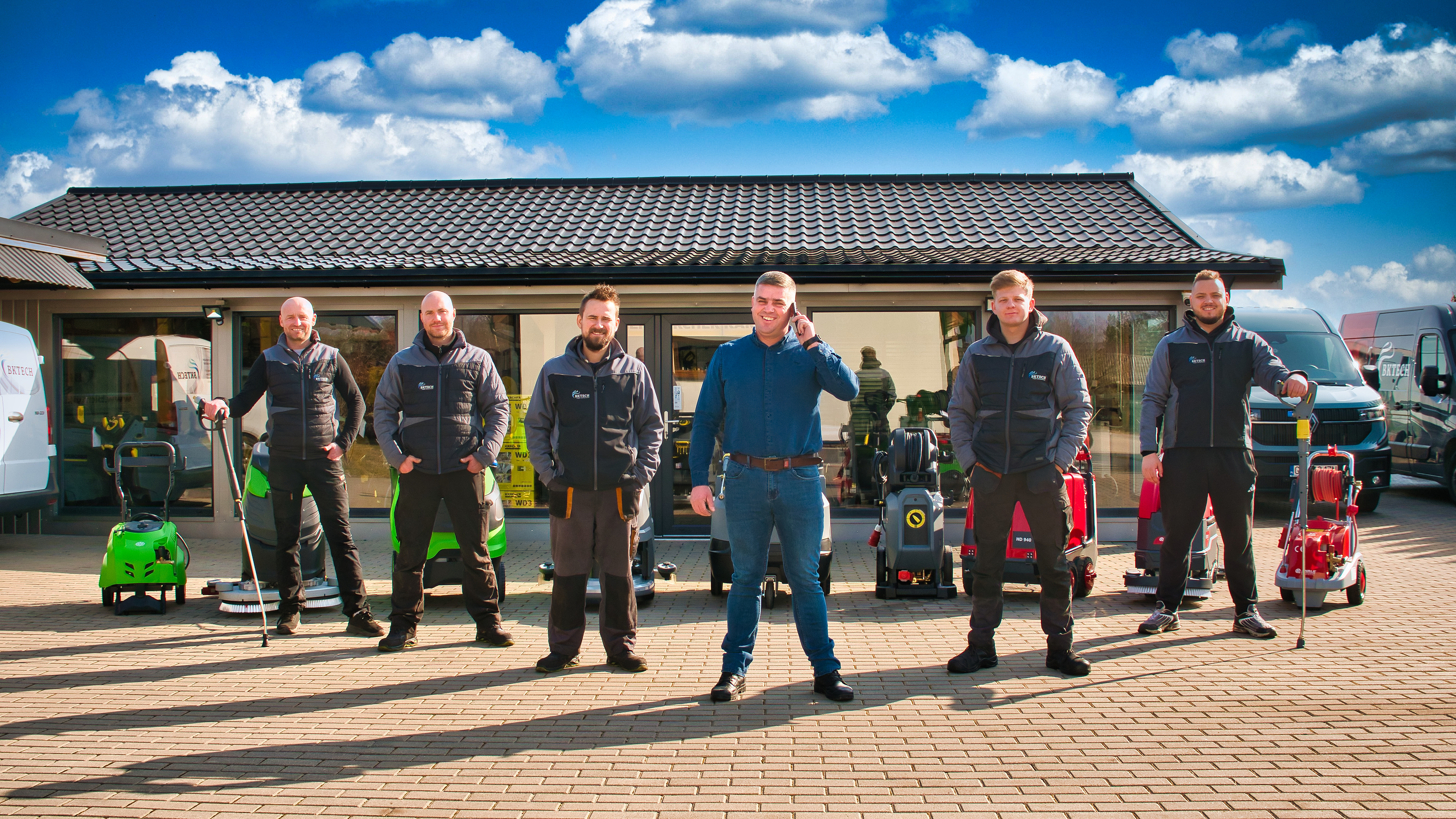 Zespół BK TECH podczas pracy